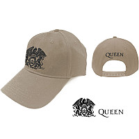 Queen snapback, Black Classic Crest Beige