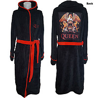Queen bathrobe, Classic Crest Black