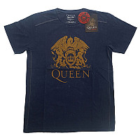Queen t-shirt, Classic Crest Snow Wash Navy, men´s