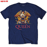 Queen t-shirt, Classic Crest Navy Blue, kids