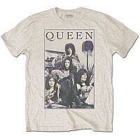 Queen t-shirt, Vintage Frame Sand, men´s