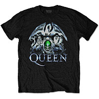 Queen t-shirt, Metal Crest Black, men´s