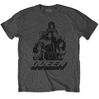Queen t-shirt, 70 S Photo Charcoal Grey