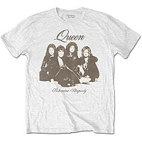 Queen t-shirt, Bo Rhap Portrait White, men´s