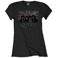 Queen t-shirt, Union Jack Vintage Girly, ladies
