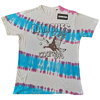 Ramones t-shirt, Eagle Dip Dye Wash Natural, men´s