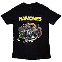 Ramones t-shirt, Cartoon Band Black, men´s