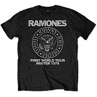 Ramones t-shirt, First World Tour 1978, men´s
