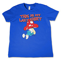 The Smurfs t-shirt, This Is My Lazy Shirt Kids Blue, kids