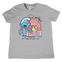 The Smurfs t-shirt, Jungle All The Smurf Kids Heather Grey, kids