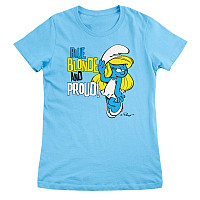 The Smurfs t-shirt, Blue, Blonde & Proud Girly SkyBlue, ladies