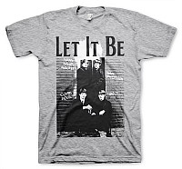 The Beatles t-shirt, Let It Be Heather Grey, men´s