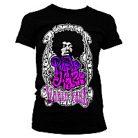 Jimi Hendrix t-shirt, Purple Haze World Tour Black, ladies