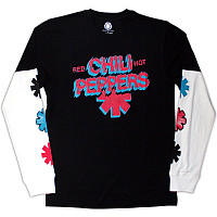 Red Hot Chili Peppers t-shirt long rukáv, Shock Logo Black & White, men´s