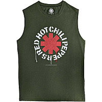 Red Hot Chili Peppers tank top, Stencil Green, men´s
