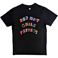 Red Hot Chili Peppers t-shirt, Colourful Letters Black, men´s