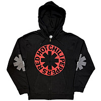 Red Hot Chili Peppers mikina, Asterisk Circle Zipped Black, men´s
