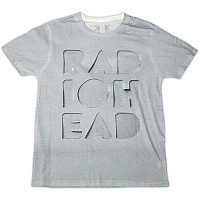Radiohead t-shirt, Note Pad Cut-Out Organic Grey, men´s
