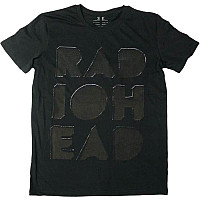Radiohead t-shirt, Note Pad Debossed Organic Black, men´s