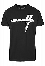 Rammstein t-shirt, Weisse Balken BP Black, men´s