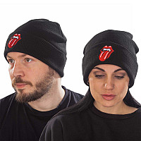 Rolling Stones winter beanie cap, Fang Tongue Black