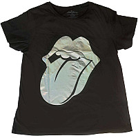 Rolling Stones t-shirt, Foil Tongue Black, men´s