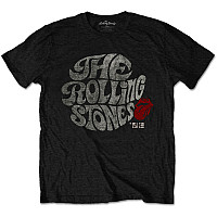 Rolling Stones t-shirt, Swirl Logo ´82 Eco-Tee Black, men´s