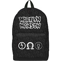 Marilyn Manson rucksack PES 43x30x15 cm/580 g, Logo Black