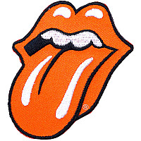 Rolling Stones patch, Classic Tongue Orange 58x84 mm