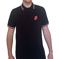 Rolling Stones t-shirt, Classic Tongue Polo Black, men´s