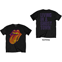 Rolling Stones t-shirt, Ghost Town Distressed Backprint Black, men´s