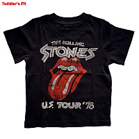 Rolling Stones t-shirt, US Tour '78 Black, kids