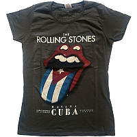 Rolling Stones t-shirt, Havana Cuba Girly Grey, ladies