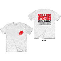 Rolling Stones t-shirt, Goat Head Soup Tracklist BP White, men´s