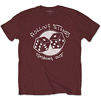 Rolling Stones t-shirt, Tumbling Dice Maroon, men´s