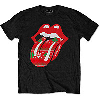 Rolling Stones t-shirt, Christmas Tongue Black, men´s