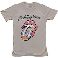 Rolling Stones t-shirt, Flowers Tongue Sand, men´s