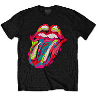 Rolling Stones t-shirt, Sixty Brushstroke Tongue Black, men´s