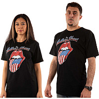 Rolling Stones t-shirt, USA Tongue Diamante Black, men´s
