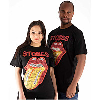 Rolling Stones t-shirt, Dia Tongue Diamante Black, men´s