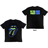 Rolling Stones t-shirt, Distorted Tongue BP Black, men´s