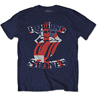 Rolling Stones t-shirt, British Flag Tongue Navy, men´s