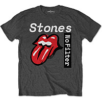 Rolling Stones t-shirt, No Filter Text Charc, men´s