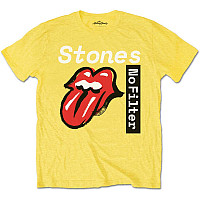Rolling Stones t-shirt, No Filter Text Yellow, men´s