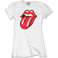 Rolling Stones t-shirt, Classic Tongue White, ladies