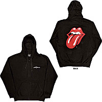 Rolling Stones mikina, Classic Tongue Zipped BP Black, men´s