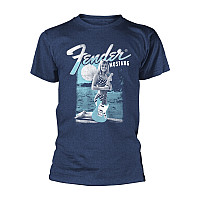 Fender t-shirt, Mustang Girl Blue, men´s