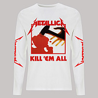 Metallica t-shirt long rukáv, Kill Em All White, men´s