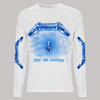 Metallica t-shirt long rukáv, Ride The Lightning White, men´s