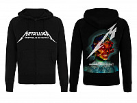 Metallica mikina, Hardwired Album Cover Black Zip, men´s